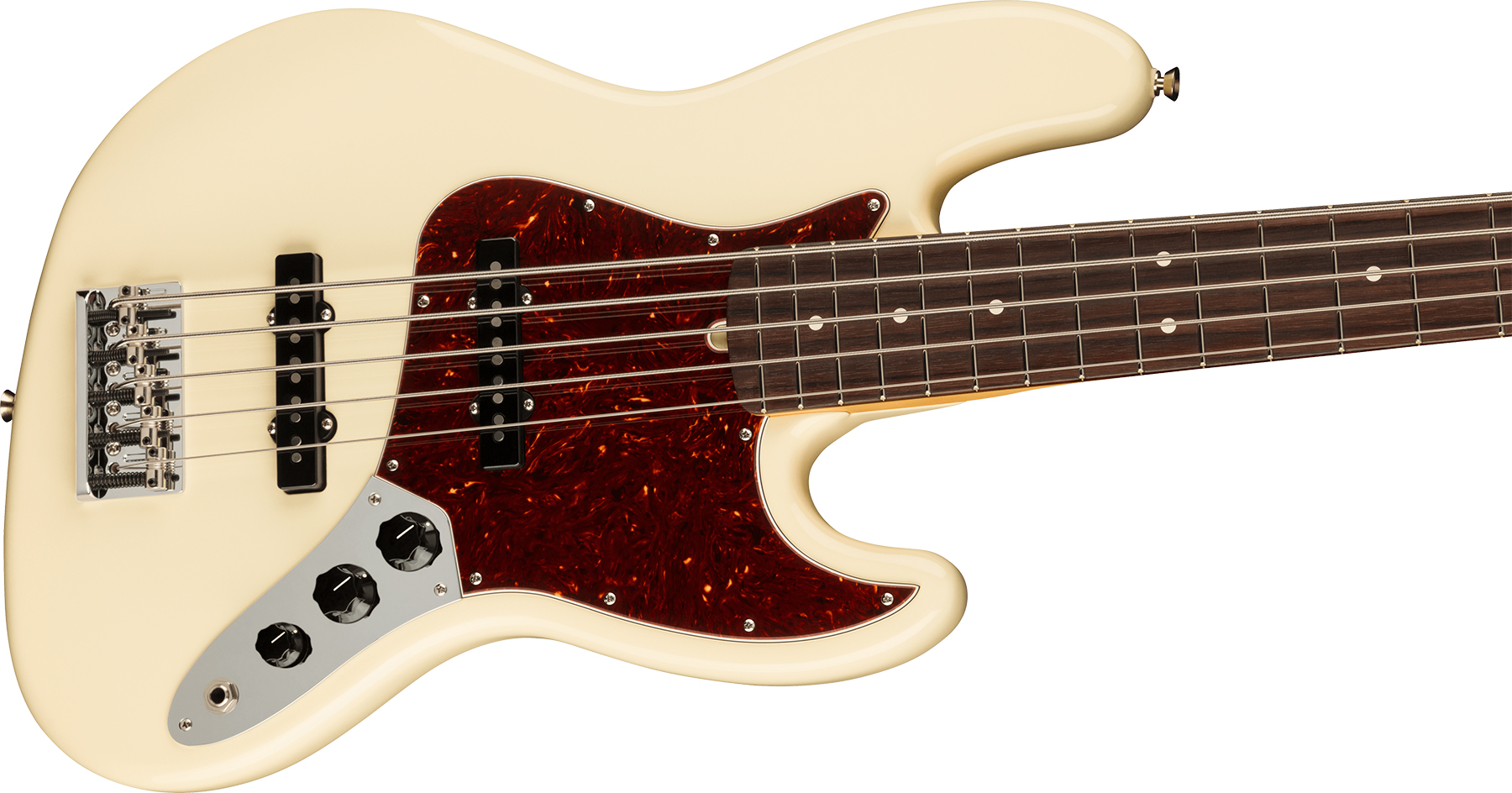 Fender Jazz Bass V American Professional Ii Usa 5-cordes Rw - Olympic White - Solid body electric bass - Variation 2