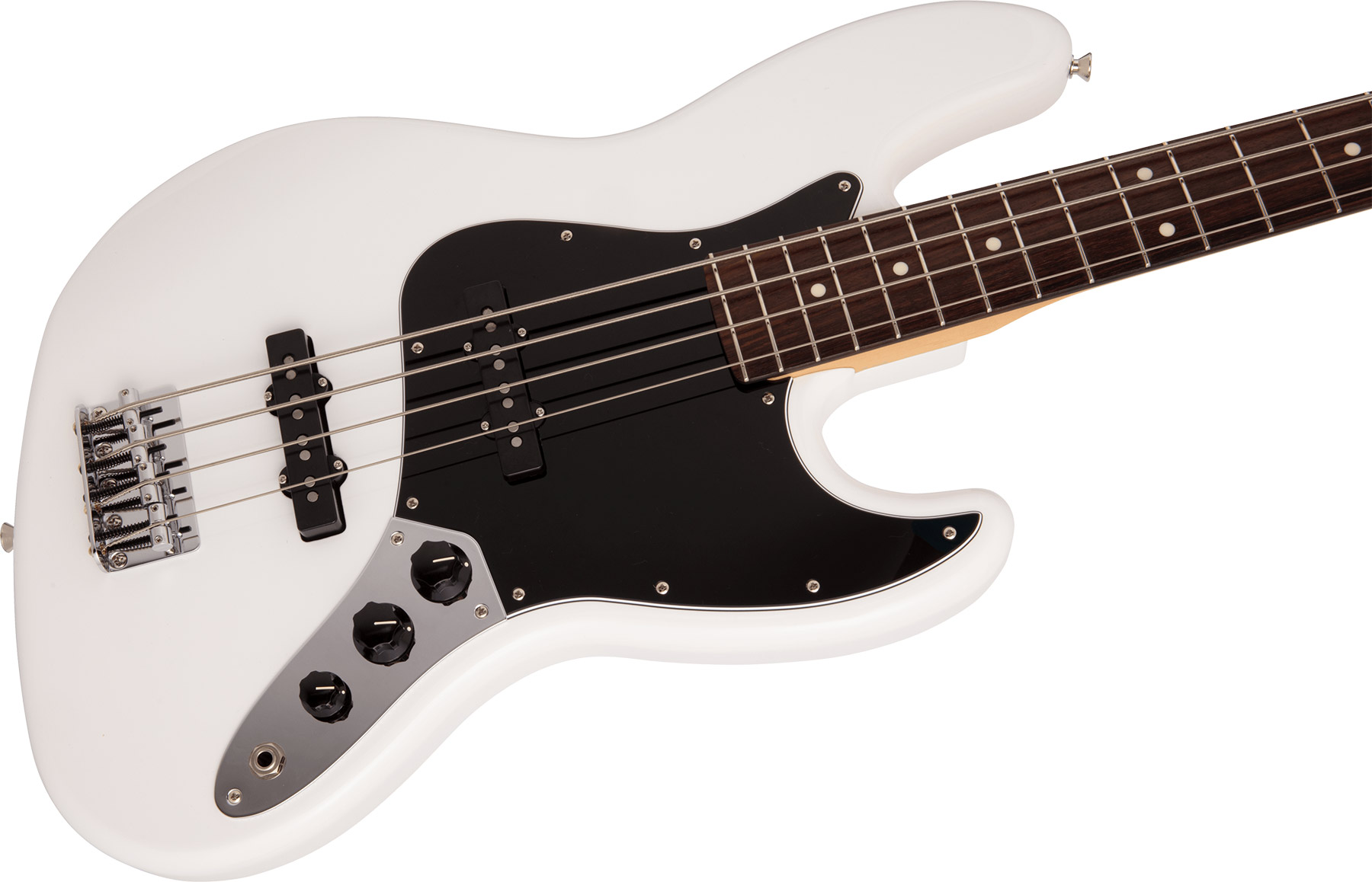 Fender Jazz Bass Hybrid Ii Mij Jap 2s Trem Rw - Arctic White - Solid body electric bass - Variation 2