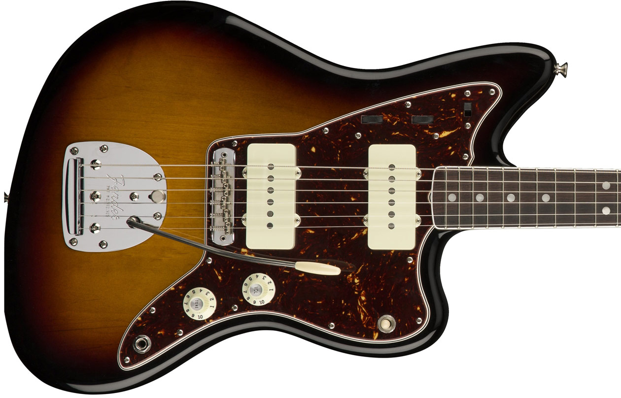 Fender Jazzmaster '60s American Original Usa Ss Rw - 3-color Sunburst - Retro rock electric guitar - Variation 1