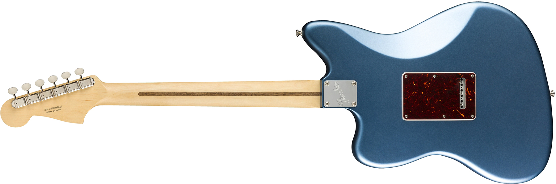 Fender Jazzmaster American Performer Usa Ss Rw - Satin Lake Placid Blue - Double cut electric guitar - Variation 1