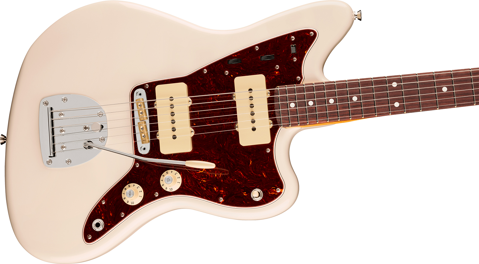 Fender Jazzmaster American Pro. Usa  2s Trem Rw - Olympic White - Retro rock electric guitar - Variation 2