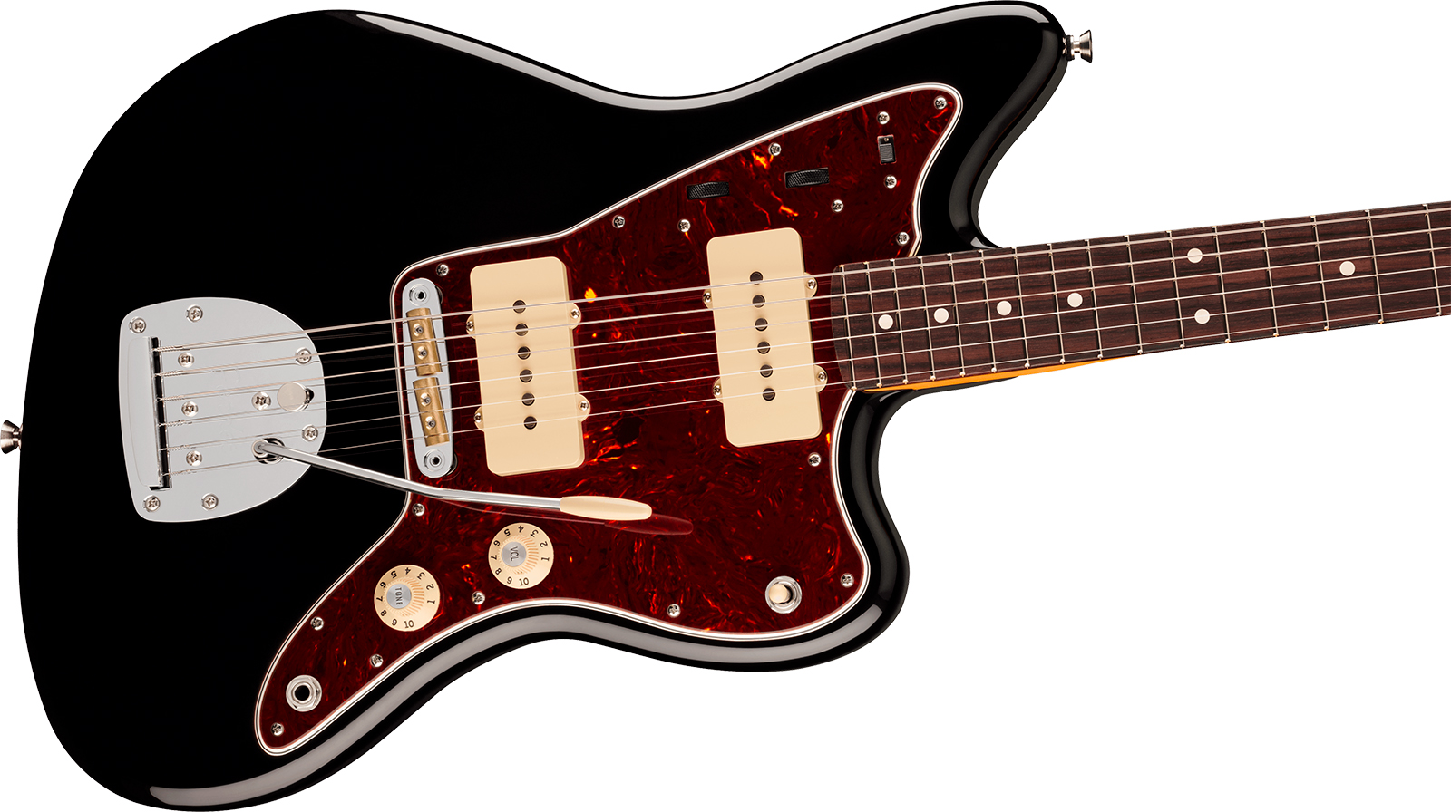 Fender Jazzmaster American Pro. Usa  2s Trem Rw - Black - Retro rock electric guitar - Variation 2