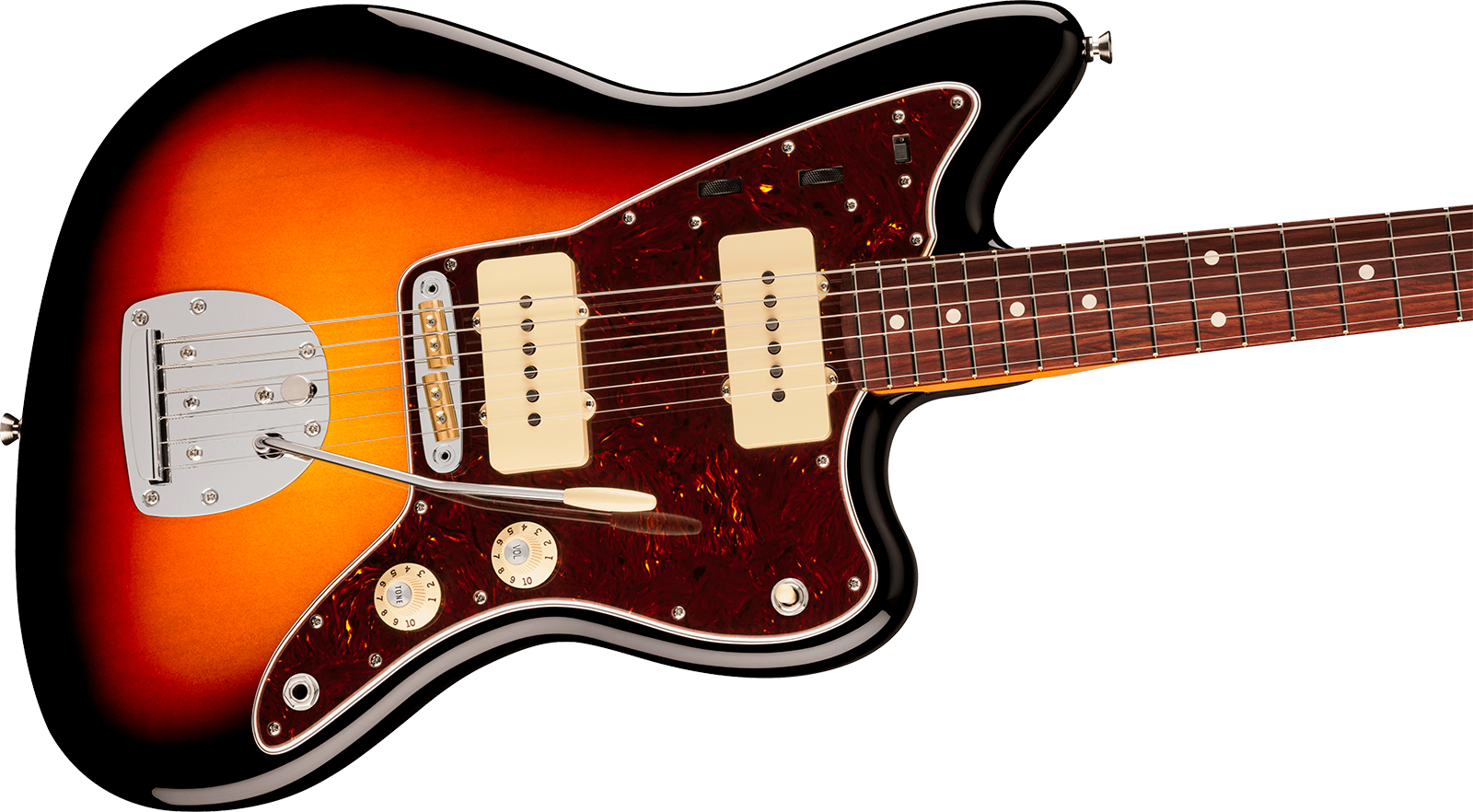 Fender Jazzmaster American Professional 2026 Trem 2s Rw - 3-color Sunburst - Retro rock electric guitar - Variation 2
