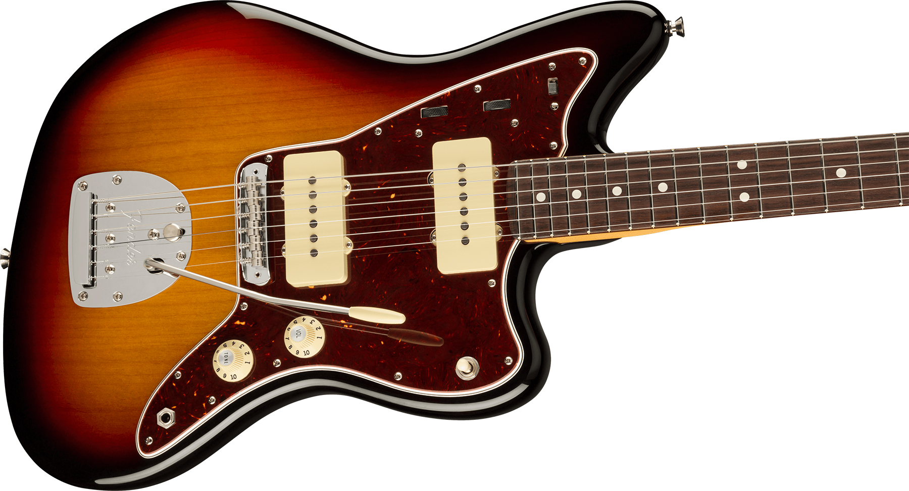 Fender Jazzmaster American Professional Ii Lh Gaucher Usa Rw - 3-color Sunburst - Left-handed electric guitar - Variation 2