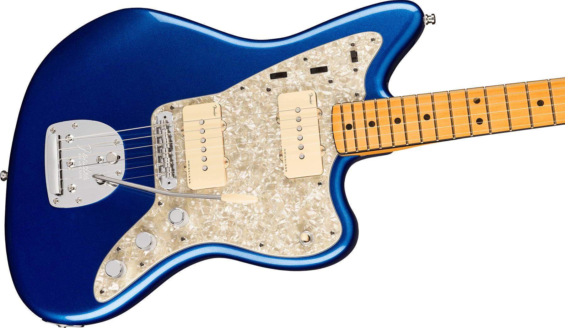 Fender Jazzmaster American Ultra 2019 Usa Mn - Cobra Blue - Retro rock electric guitar - Variation 2
