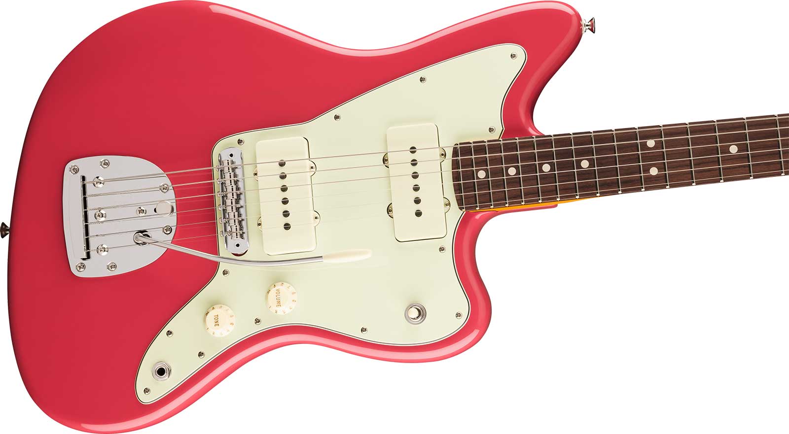 Fender Jazzmaster Classic American Pro Usa 2s Trem Rw - Faded Dakota Red - Retro rock electric guitar - Variation 2