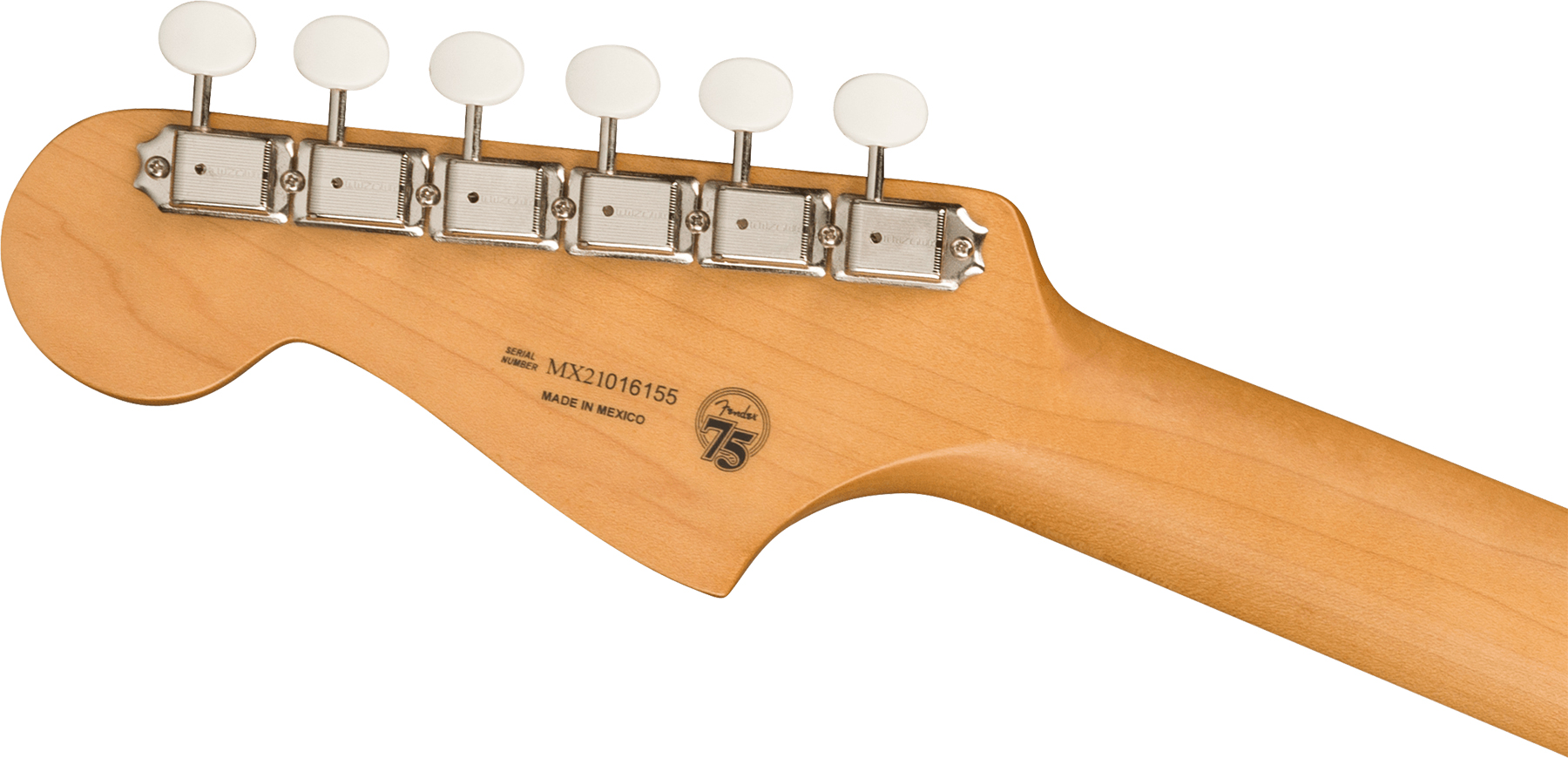 Fender Jazzmaster Gold Foil Ltd Mex 3mh Trem Bigsby Eb - Shoreline Gold - Retro rock electric guitar - Variation 3