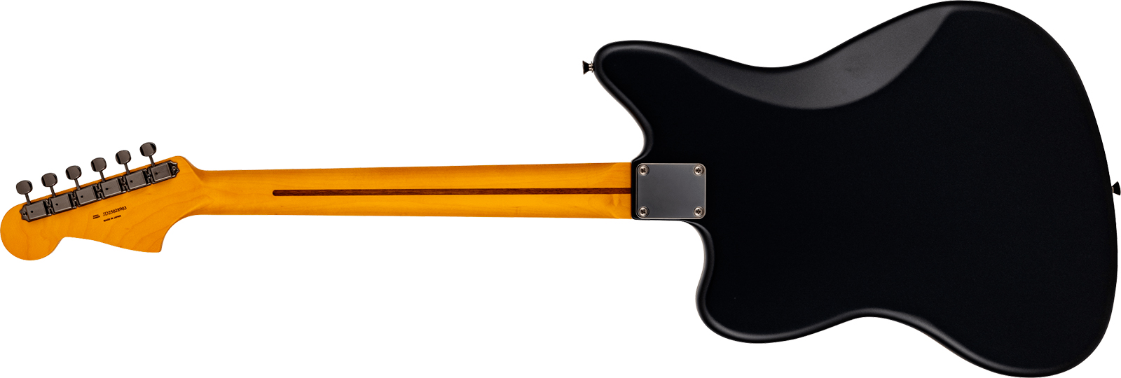Fender Jazzmaster Hybrid Ii Mij Ltd Jap 2s Trem Rw - Matte Phantom Black - Retro rock electric guitar - Variation 1