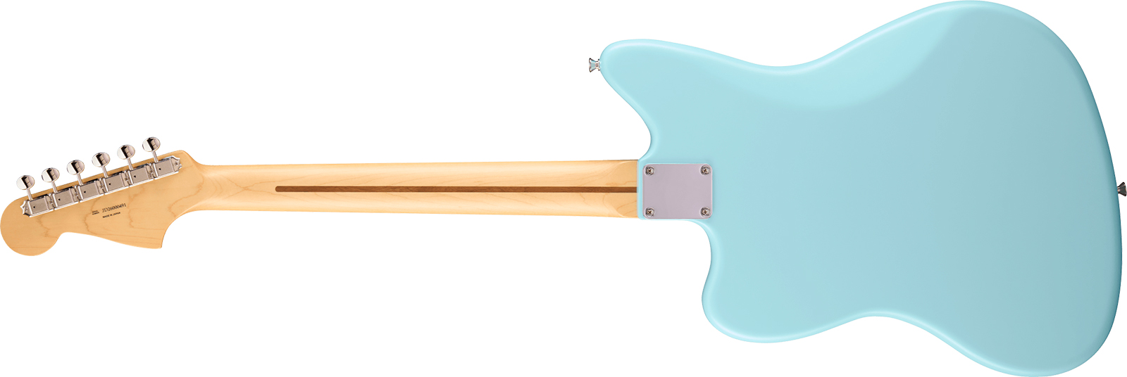Fender Jazzmaster Hybrid Ii Mij Ltd Jap 2s Trem Rw - Daphne Blue - Retro rock electric guitar - Variation 1