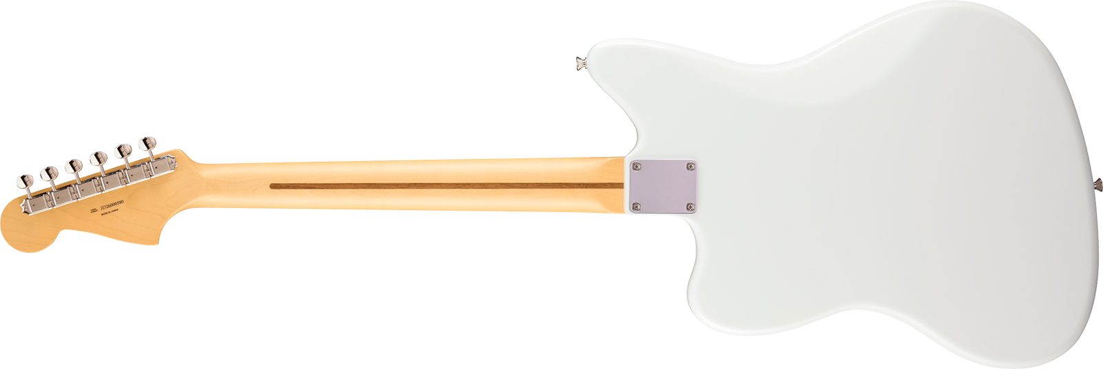 Fender Jazzmaster Hybrid Ii Mij Ltd Jap 2s Trem Rw - Satin Arctic White - Retro rock electric guitar - Variation 1
