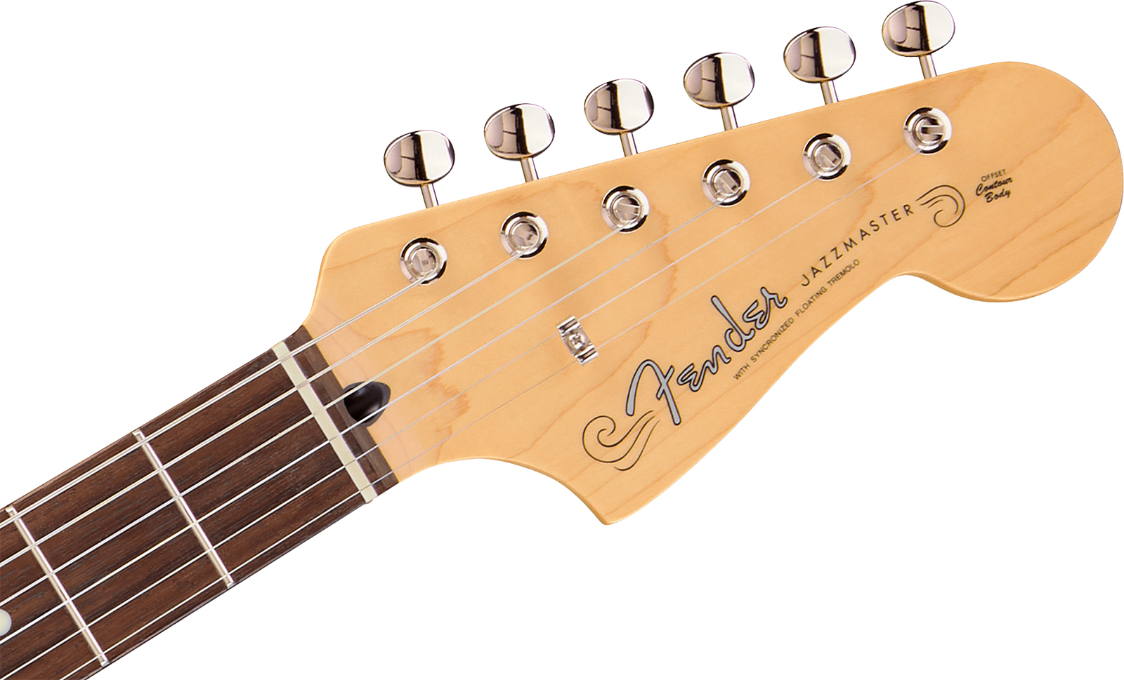 Fender Jazzmaster Hybrid Ii Mij Ltd Jap 2s Trem Rw - Satin Arctic White - Retro rock electric guitar - Variation 2