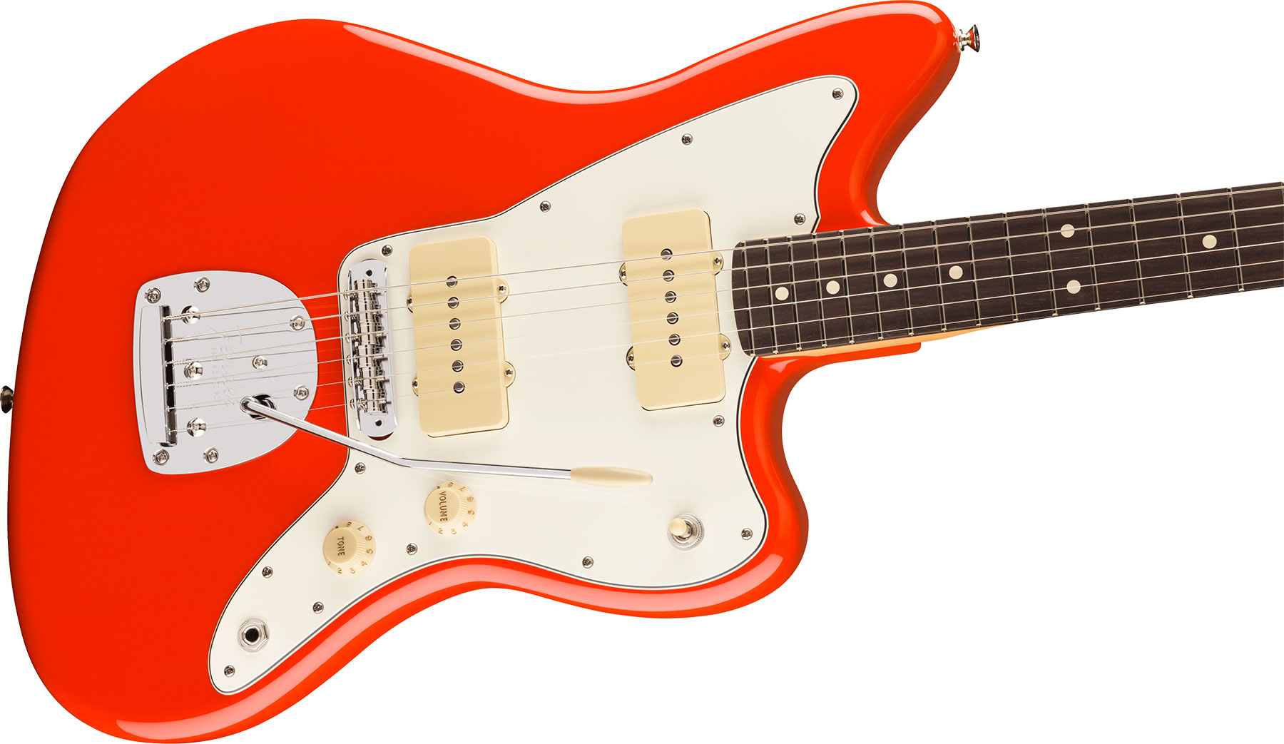 Fender Jazzmaster Player Ii Mex 2s Trem Rw - Coral Red - Retro rock electric guitar - Variation 2