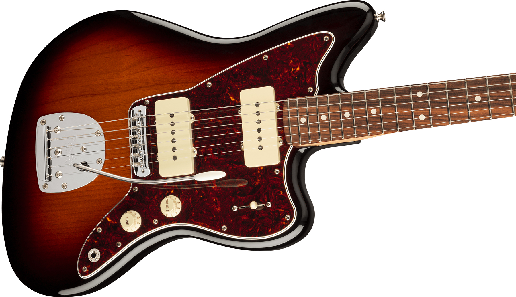 Fender Jazzmaster Player Ltd 2s Trem Pf - 3-color Sunburst - Retro rock electric guitar - Variation 2