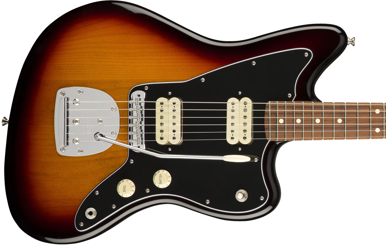 Fender Jazzmaster Player Mex Hh Pf - 3-color Sunburst - Retro rock electric guitar - Variation 1