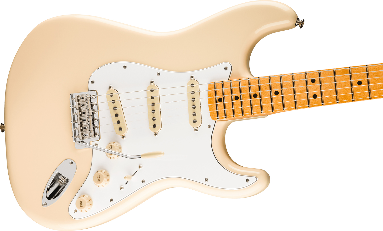 Fender Jimi Hendrix Strat Mex Signature 3s Trem Mn - Olympic White - Str shape electric guitar - Variation 8
