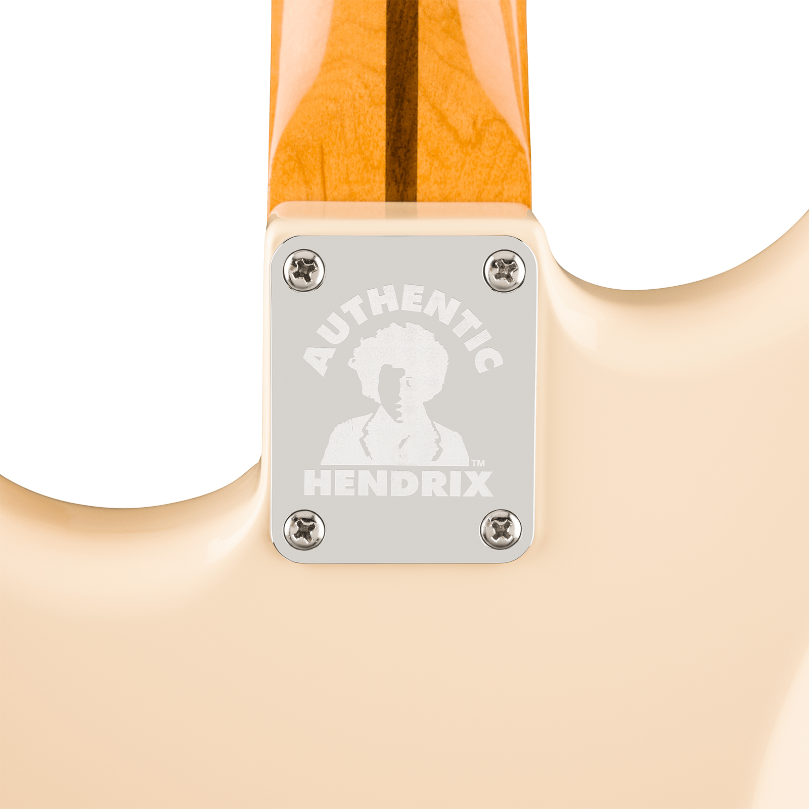 Fender Jimi Hendrix Strat Mex Signature 3s Trem Mn - Olympic White - Str shape electric guitar - Variation 9