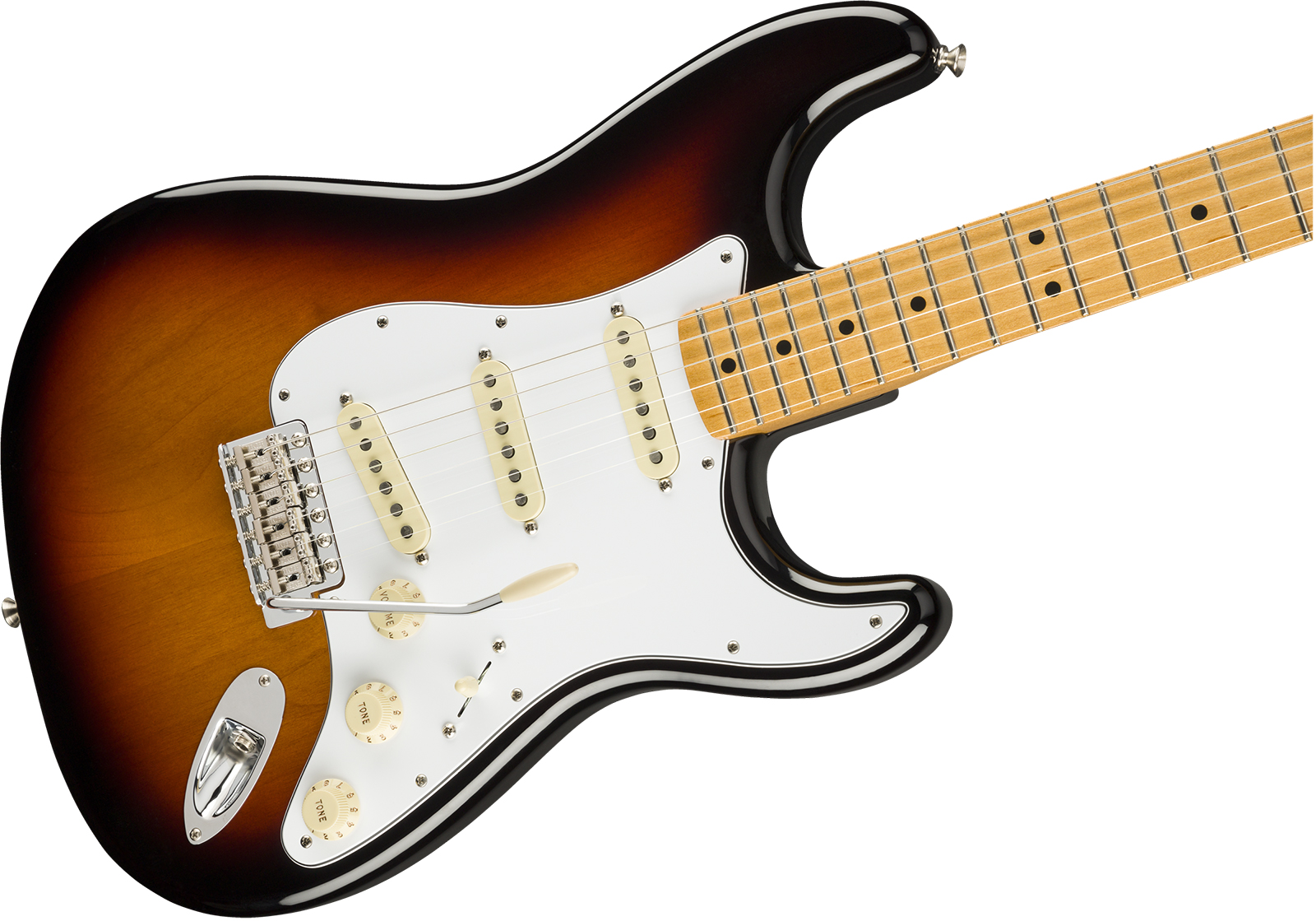 Fender Jimi Hendrix Strat Mex Signature 3s Trem Mn - 3-color Sunburst - Str shape electric guitar - Variation 2
