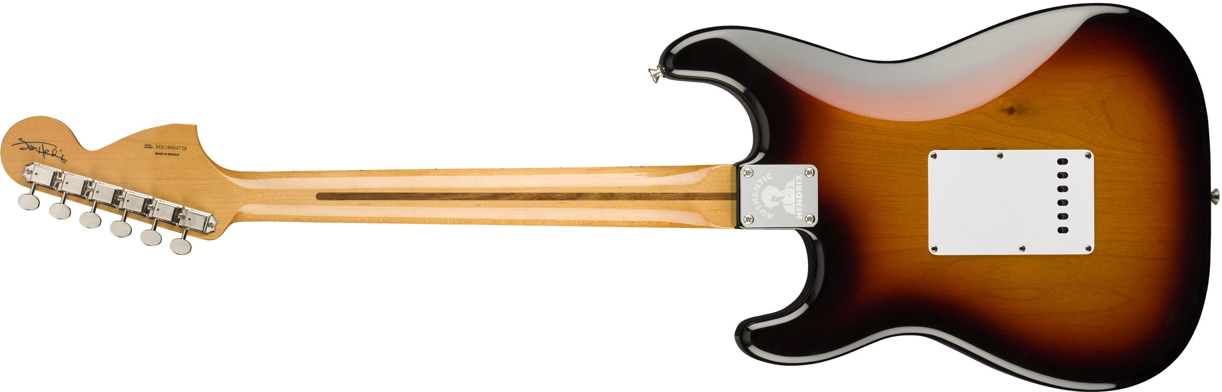 Fender Jimi Hendrix Strat Signature 2018 Mn - 3-color Sunburst - Str shape electric guitar - Variation 1