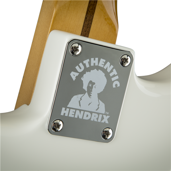 Fender Jimi Hendrix Stratocaster (mex, Mn) - Olympic White - Str shape electric guitar - Variation 5