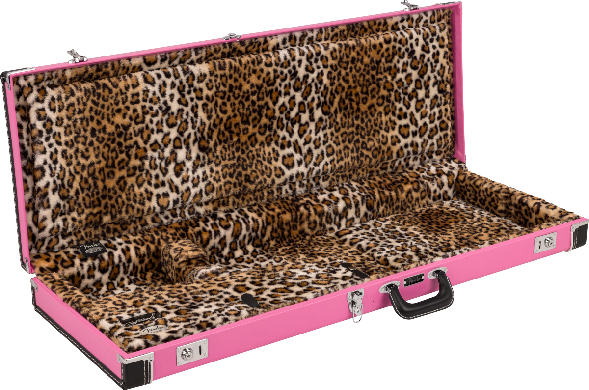 Fender Joe Strummer Strat/tele Electric Guitar Case Pink Leopard - Electric guitar case - Variation 2
