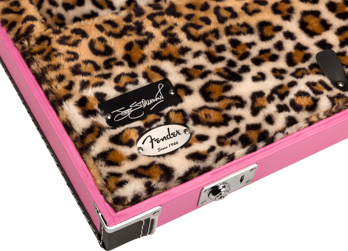 Fender Joe Strummer Strat/tele Electric Guitar Case Pink Leopard - Electric guitar case - Variation 3