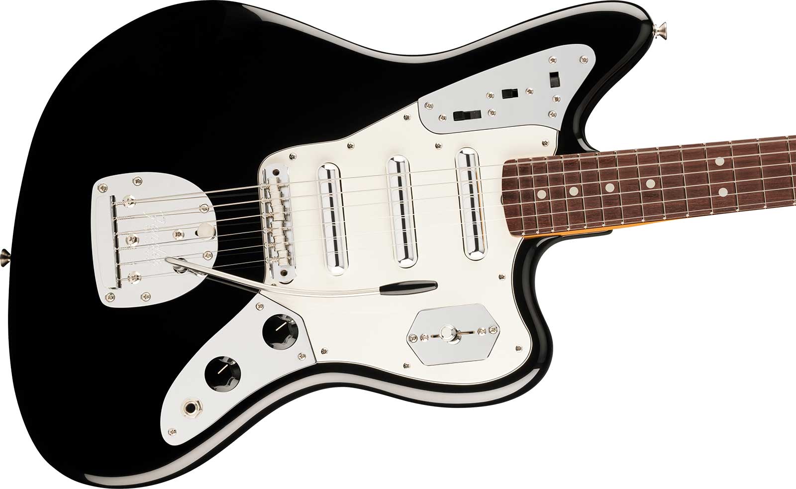 Fender Johnny Marr Jaguar Special Usa Ltd Signature Shsc 3s Trem Rw - Black - Signature electric guitar - Variation 2