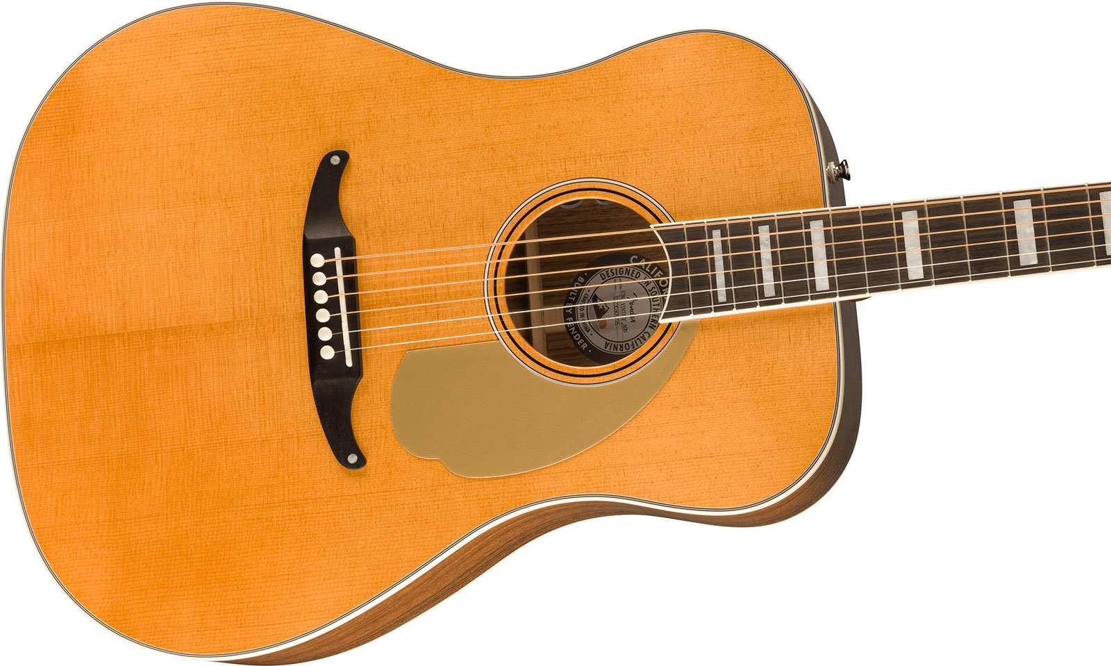 Fender King Vintage California Dreadnought Epicea Ovangkol Ova - Aged Natural - Electro acoustic guitar - Variation 2