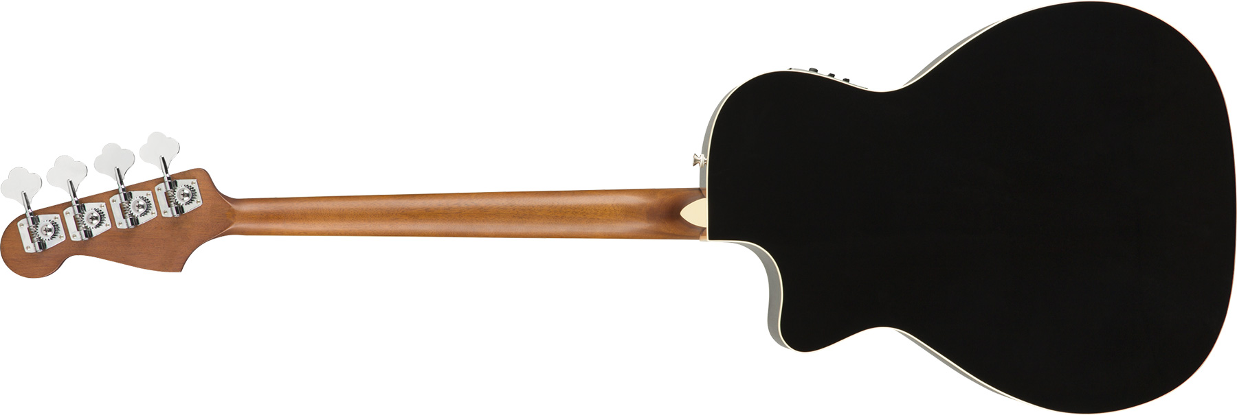 Fender Kingman Bass Concert Cw Short Scale Epicea Acajou Wal - Black - Acoustic bass - Variation 1