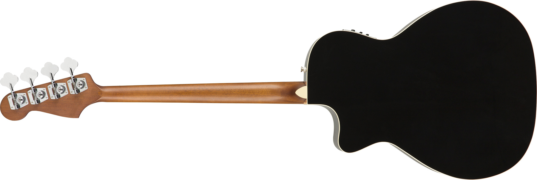 Fender Kingman Bass Concert Cw Short Scale Epicea Acajou Wal - Black - Acoustic bass - Variation 1