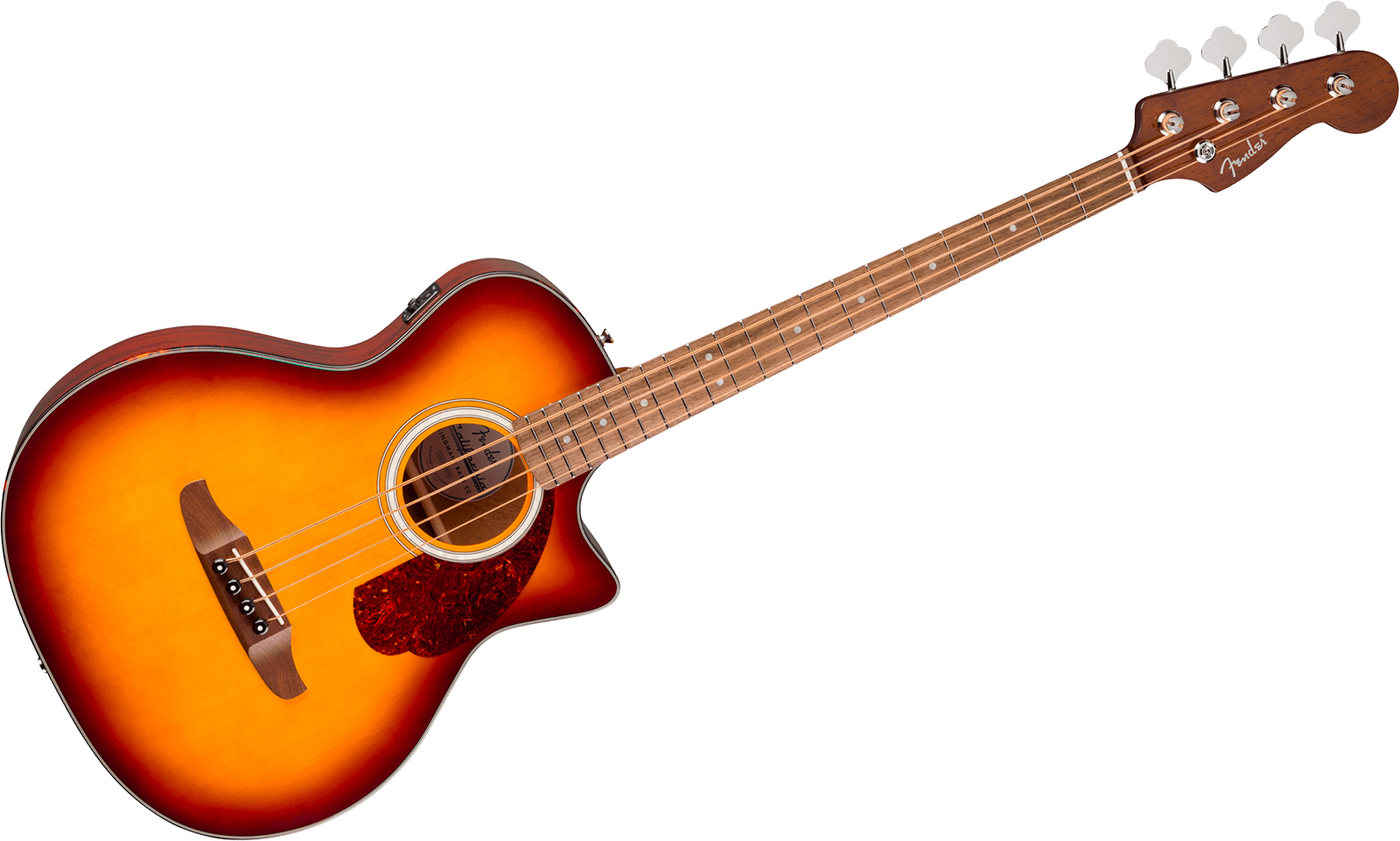 Fender Kingman Bass Deluxe Ce California Cw Shsc Epicea Acajou Noy - Honey Sunburst - Acoustic bass - Variation 1