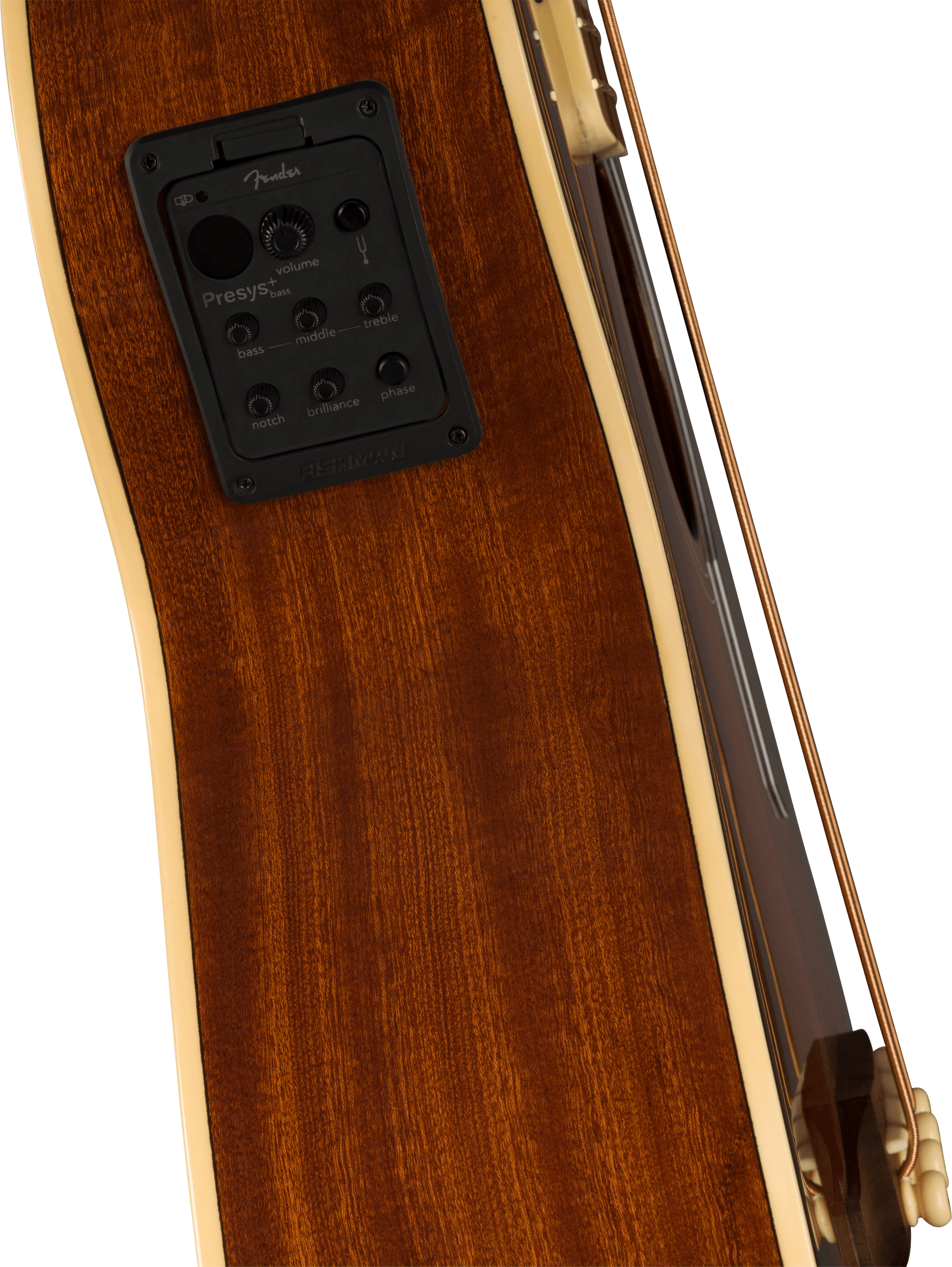 Fender Kingman Bass Sce Dreadnought Cw Epicea Sapelle - Shaded Edge Burst - Acoustic bass - Variation 4