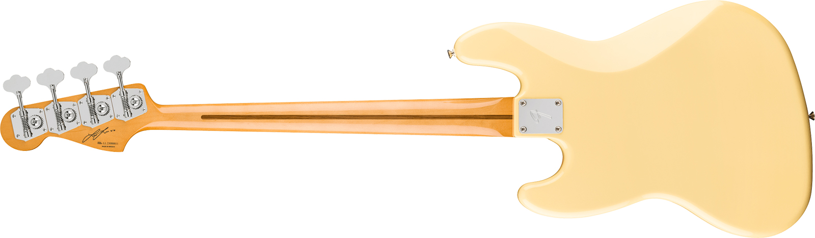 Fender Laura Lee Jazz Bass Mex Ltd Signature Rw - Vintage White - Solid body electric bass - Variation 1