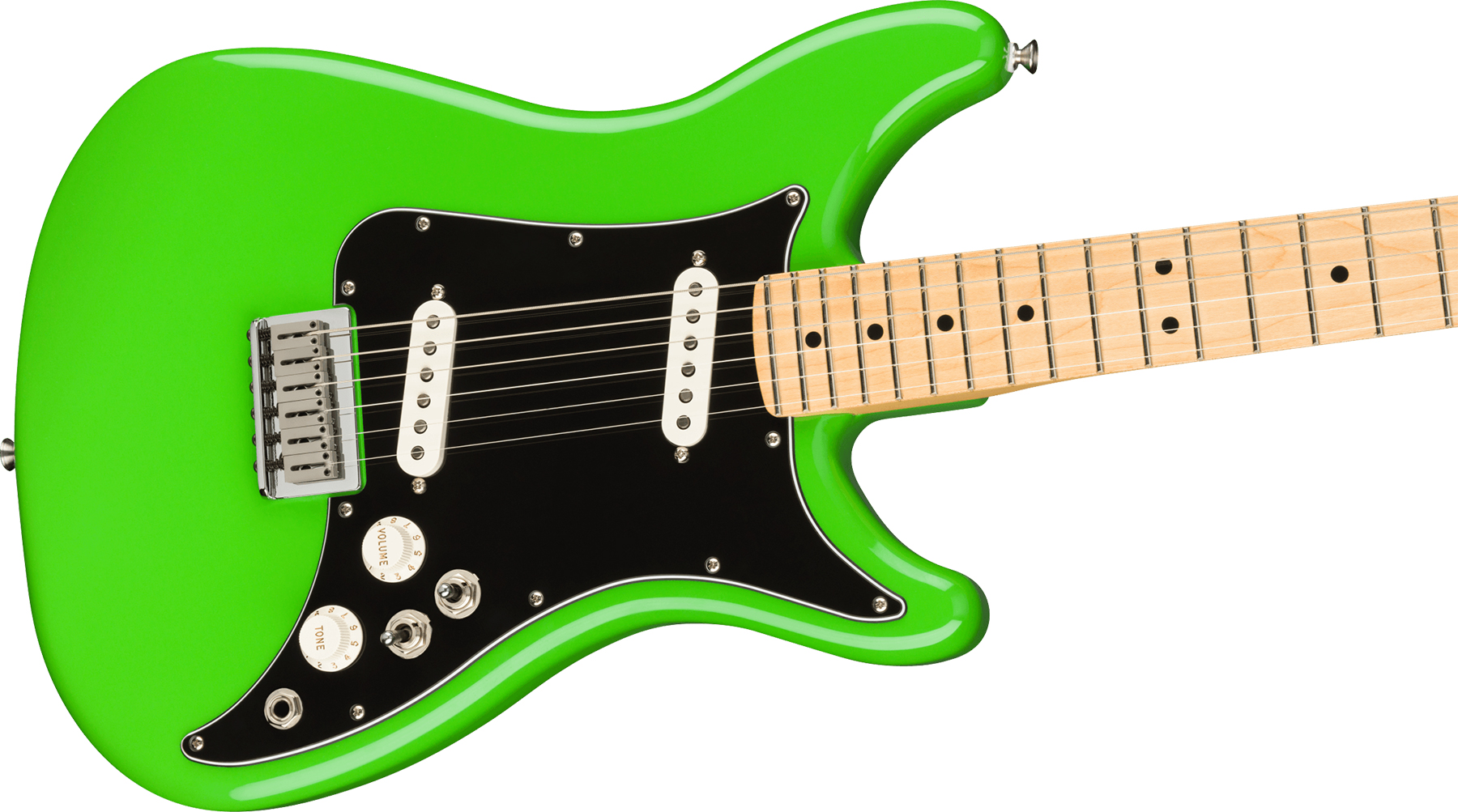 Fender Player Lead II (MEX, MN) neon green Solid body electric guitar green