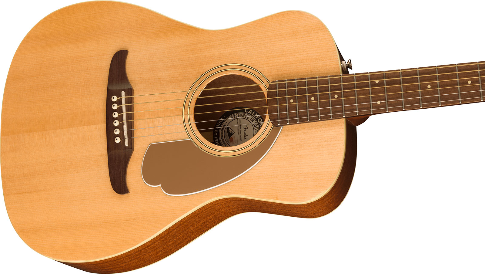Fender Malibu Player 2023 Parlor Epicea Sapele Wal - Natural - Electro acoustic guitar - Variation 2