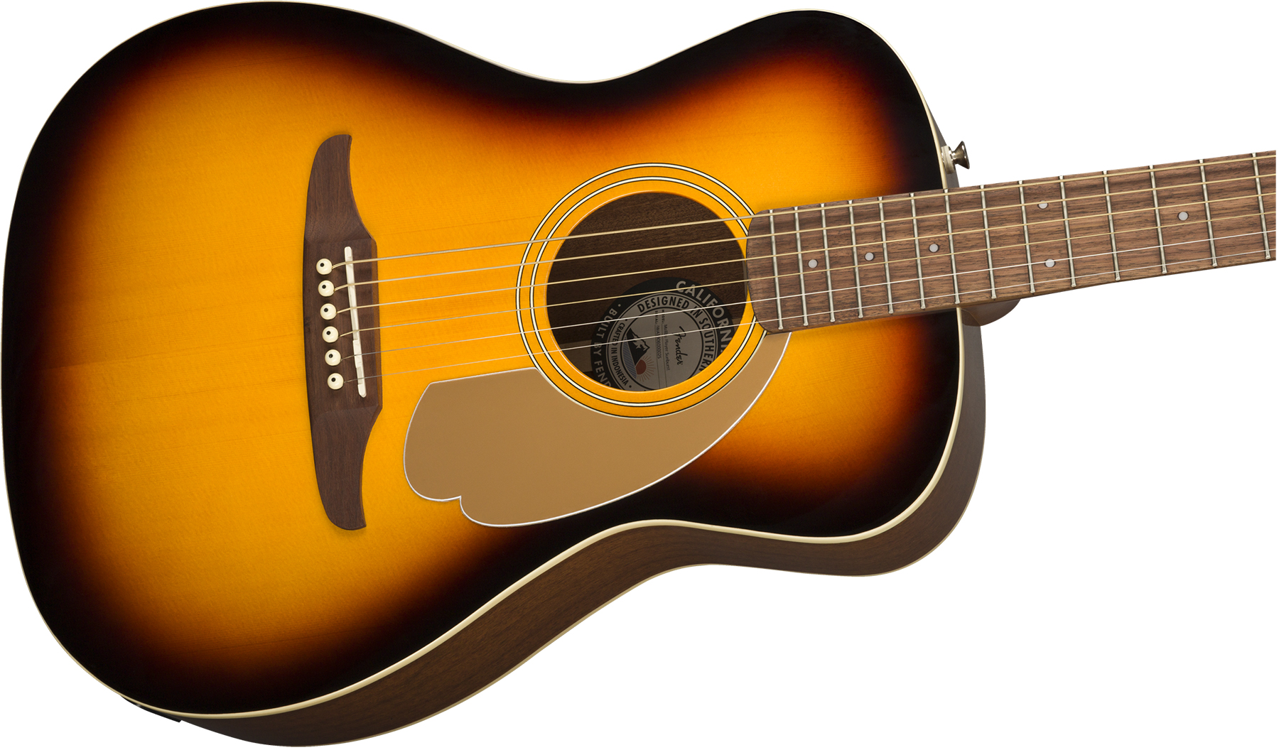 Fender Malibu Player Concert Epicea Acajou Wal - Sunburst - Electro acoustic guitar - Variation 2