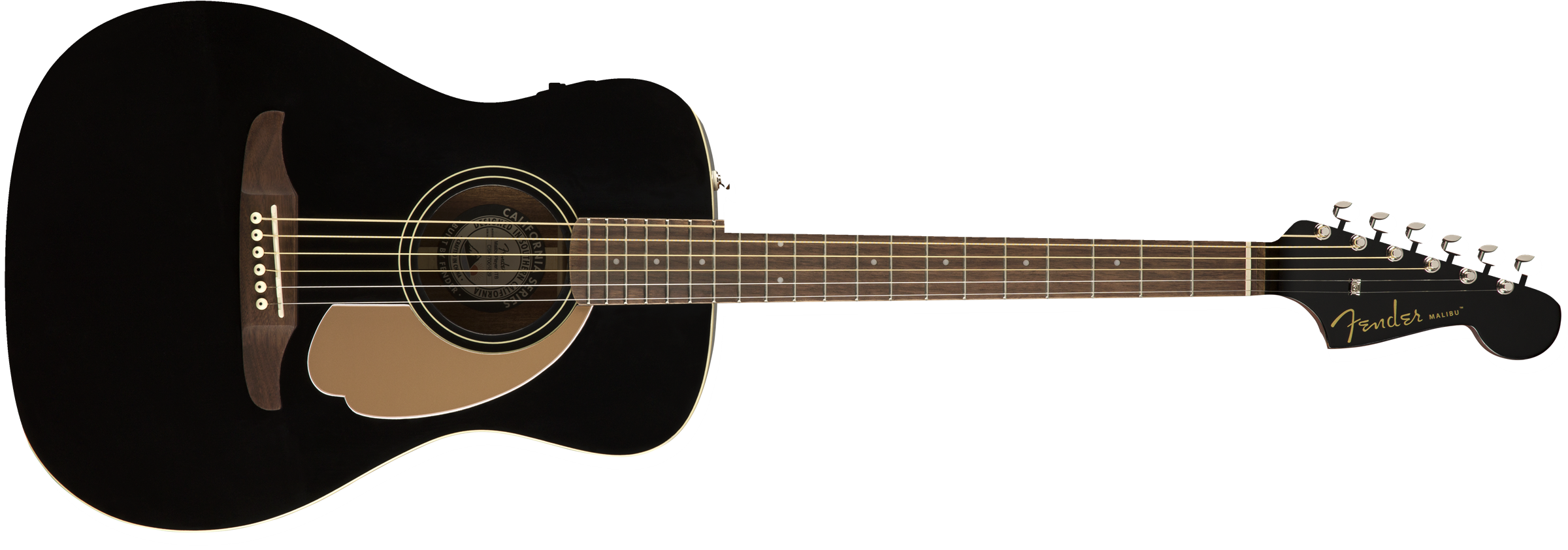 Fender Malibu Player - Jetty Black - Acoustic guitar & electro - Variation 1
