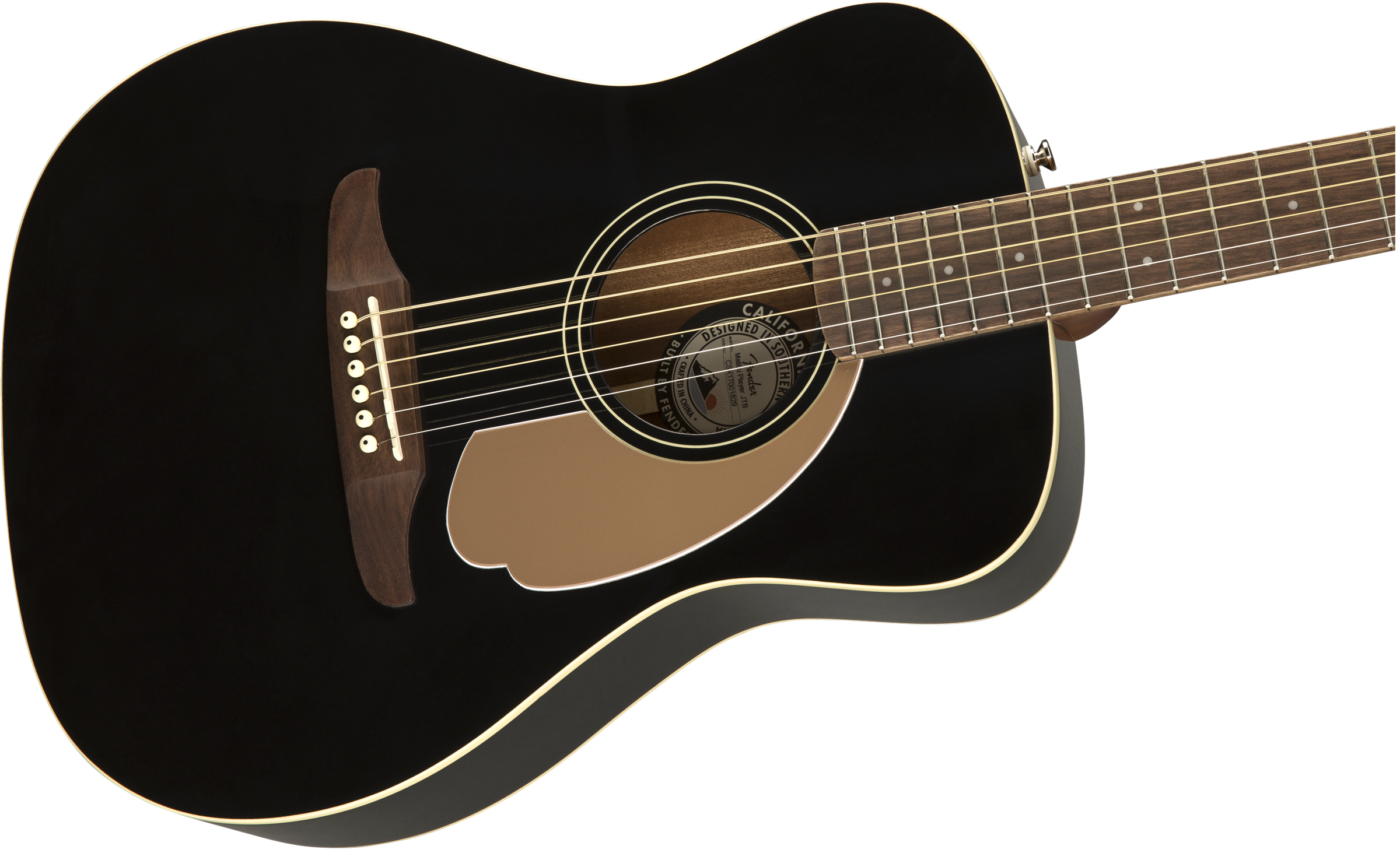 Fender Malibu Player - Jetty Black - Acoustic guitar & electro - Variation 2