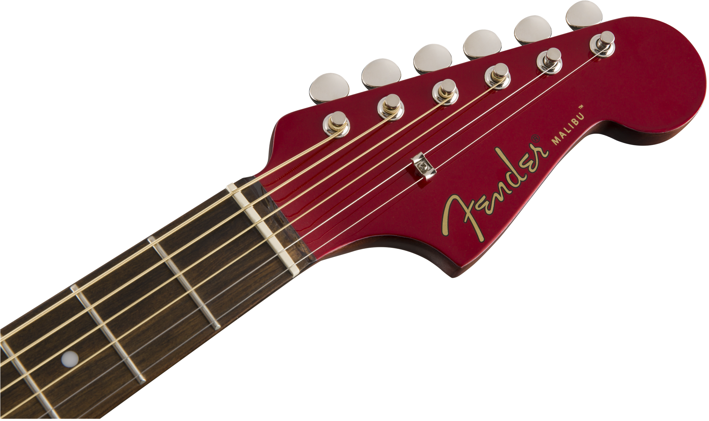 Fender Malibu Player - Candy Apple Red - Acoustic guitar & electro - Variation 4