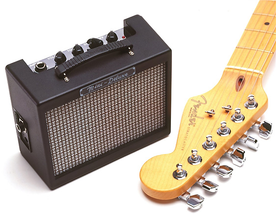 Fender Md20 Mini Deluxe Amplifier 1w 2x2 Black - Mini guitar amp - Variation 1