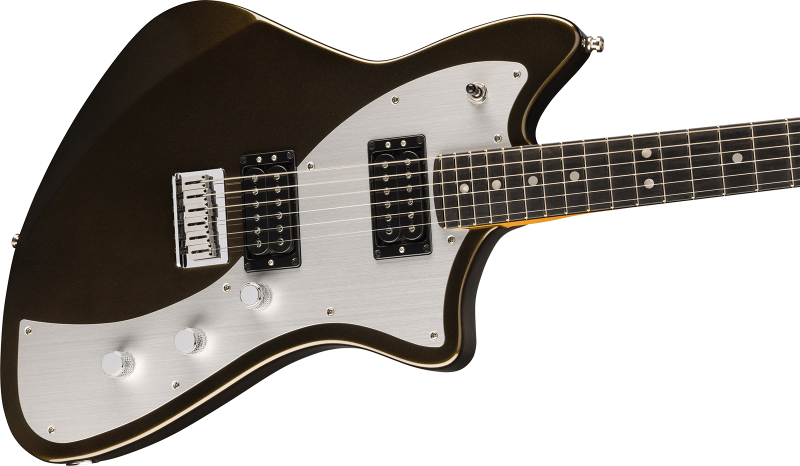 Fender Meteora American Ultra Ii Usa Trem 2h Eb - Texas Tea - Retro rock electric guitar - Variation 2