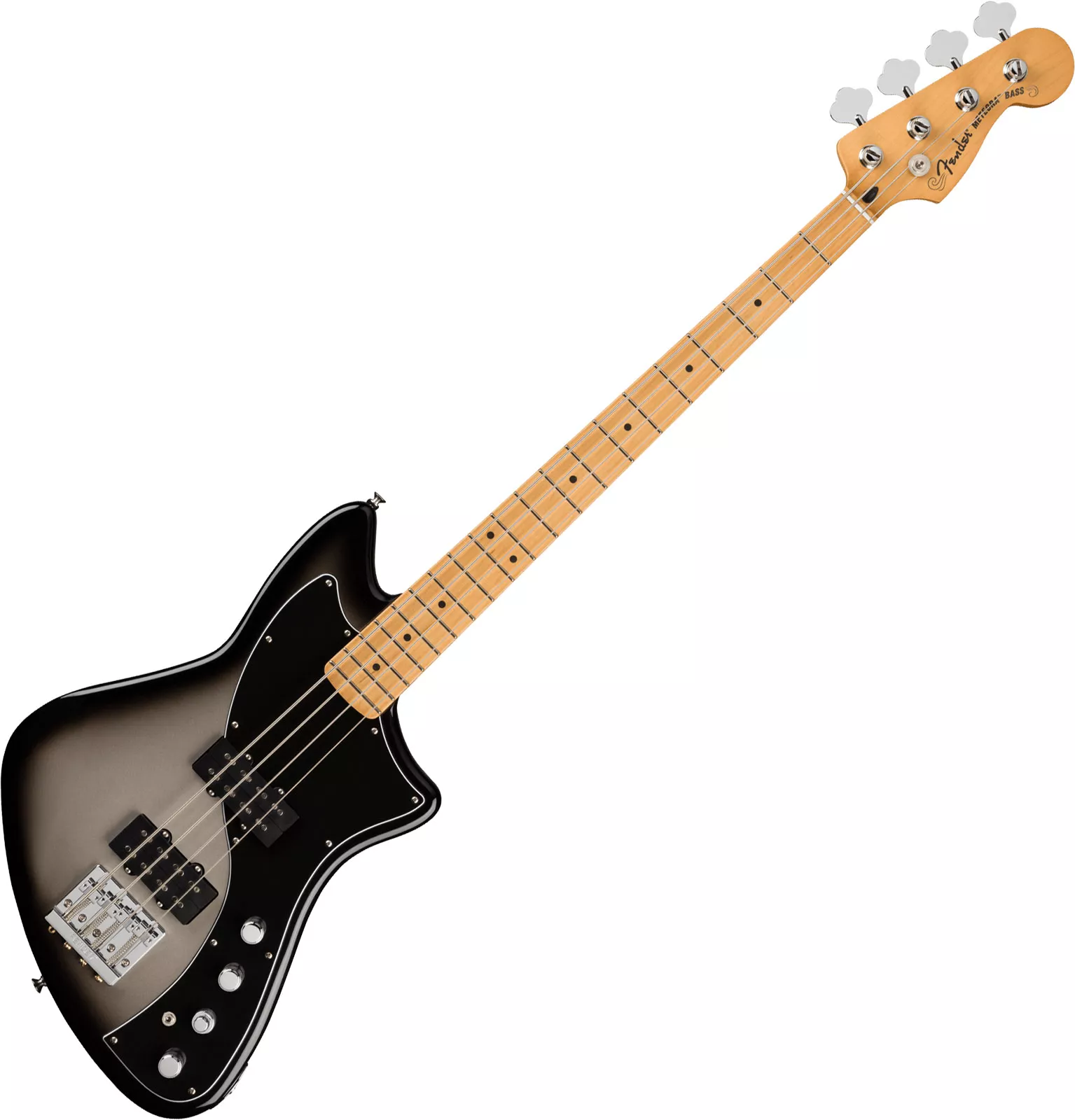 Fender Player Plus Active Meteora Bass (MEX, MN) - silver burst 