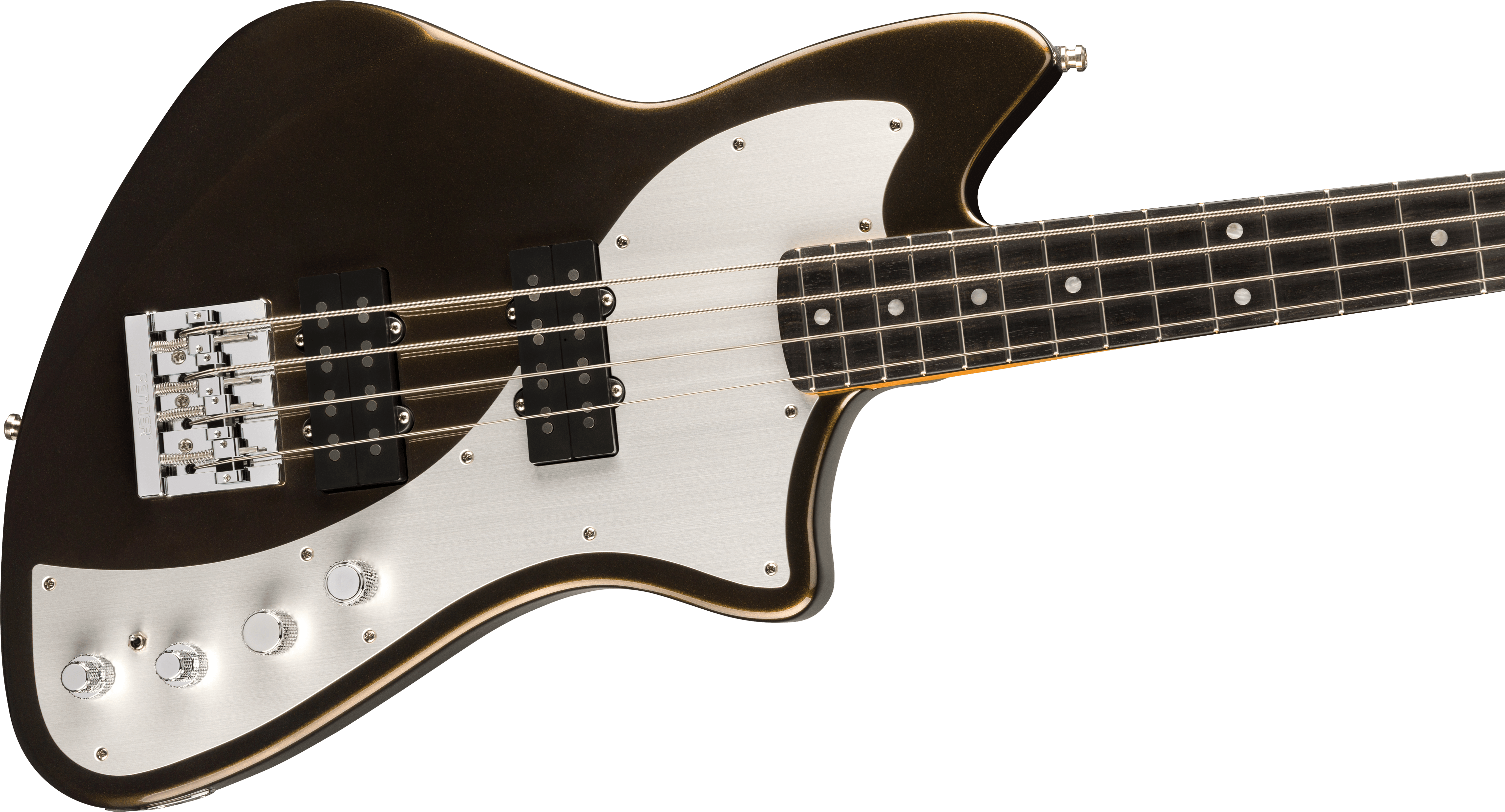 Fender Meteora Bass American Ultra Ii Usa Eb - Texas Tea - Solid body electric bass - Variation 3