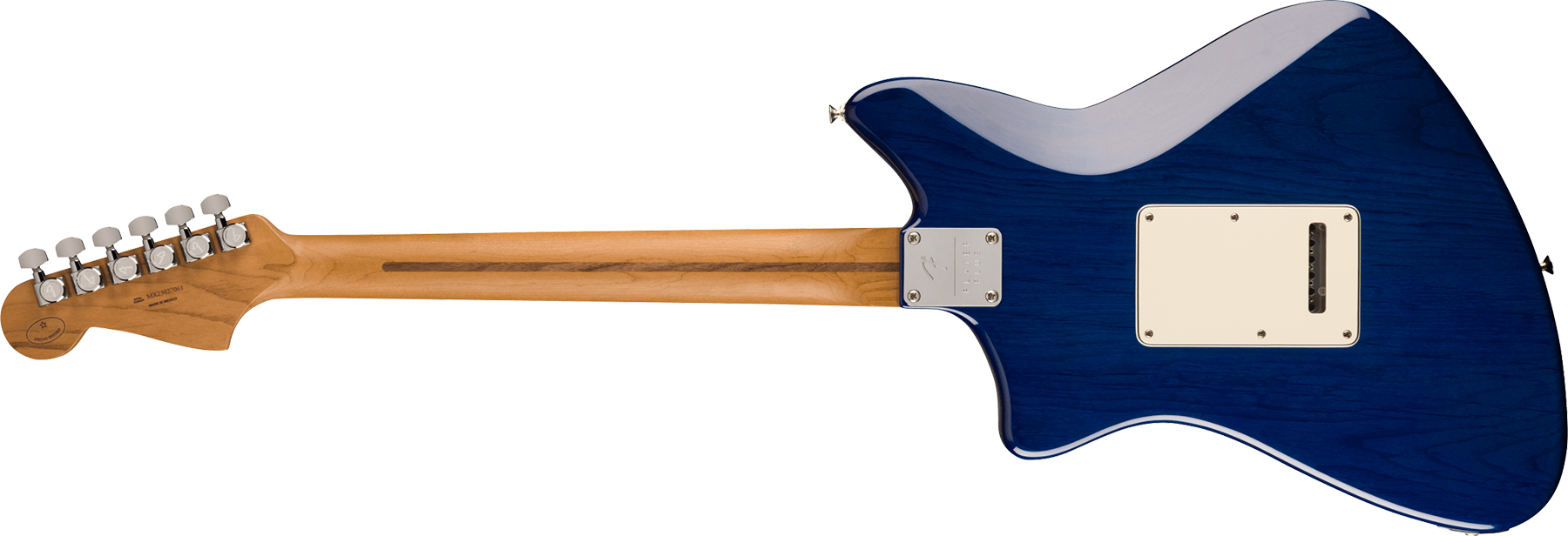 Fender Meteora Player Plus Hh Ltd Mex 2h Trem Mn - Sapphire Blue Transparent - Retro rock electric guitar - Variation 1