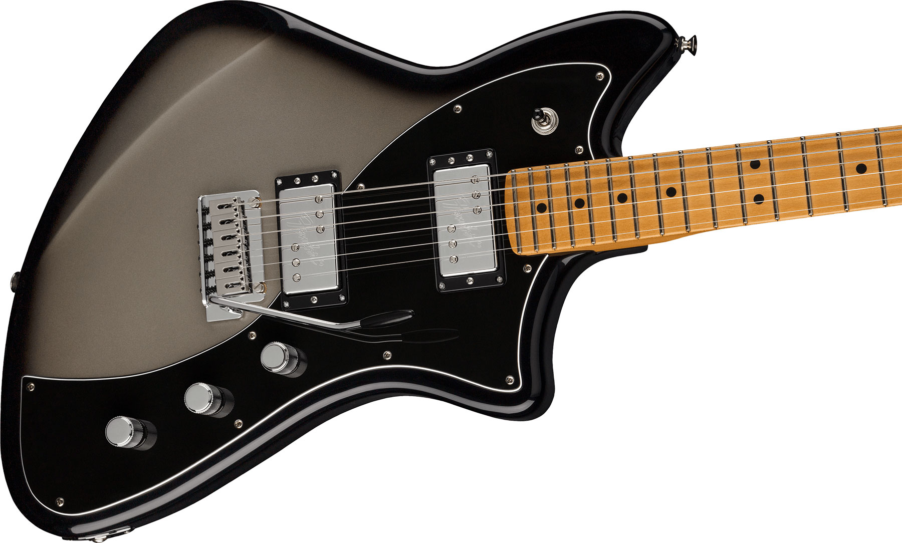 Fender Meteora Player Plus Hh Mex 2h Ht Mn - Silver Burst - Retro rock electric guitar - Variation 2