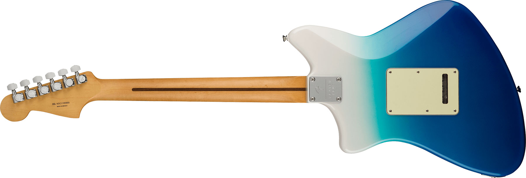Fender Meteora Player Plus Hh Mex 2h Ht Pf - Belair Blue - Retro rock electric guitar - Variation 1