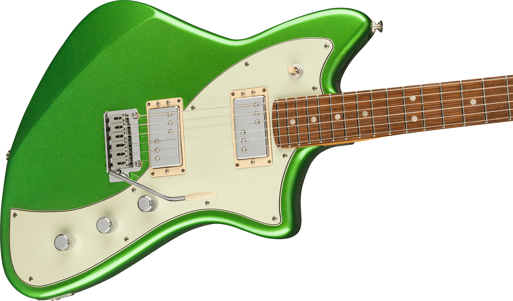 Fender Meteora Player Plus Hh Mex 2h Ht Pf - Cosmic Jade - Retro rock electric guitar - Variation 2