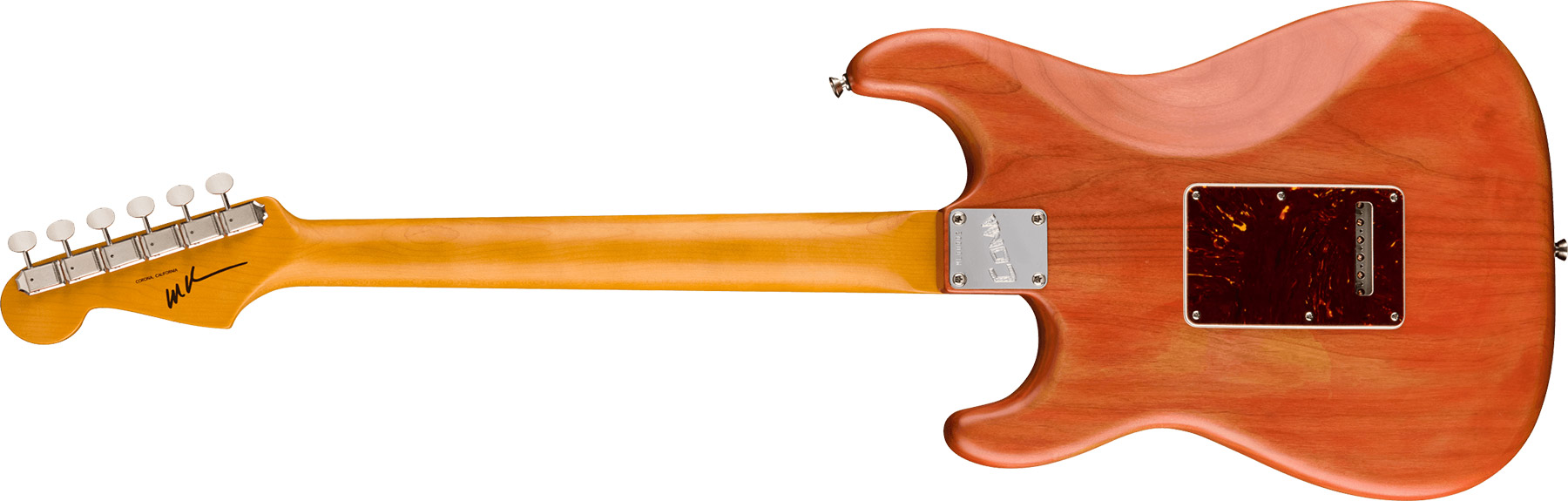 Fender Michael Landau Strat Coma Stories Usa Signature Hss Trem Rw - Coma Red - Str shape electric guitar - Variation 1