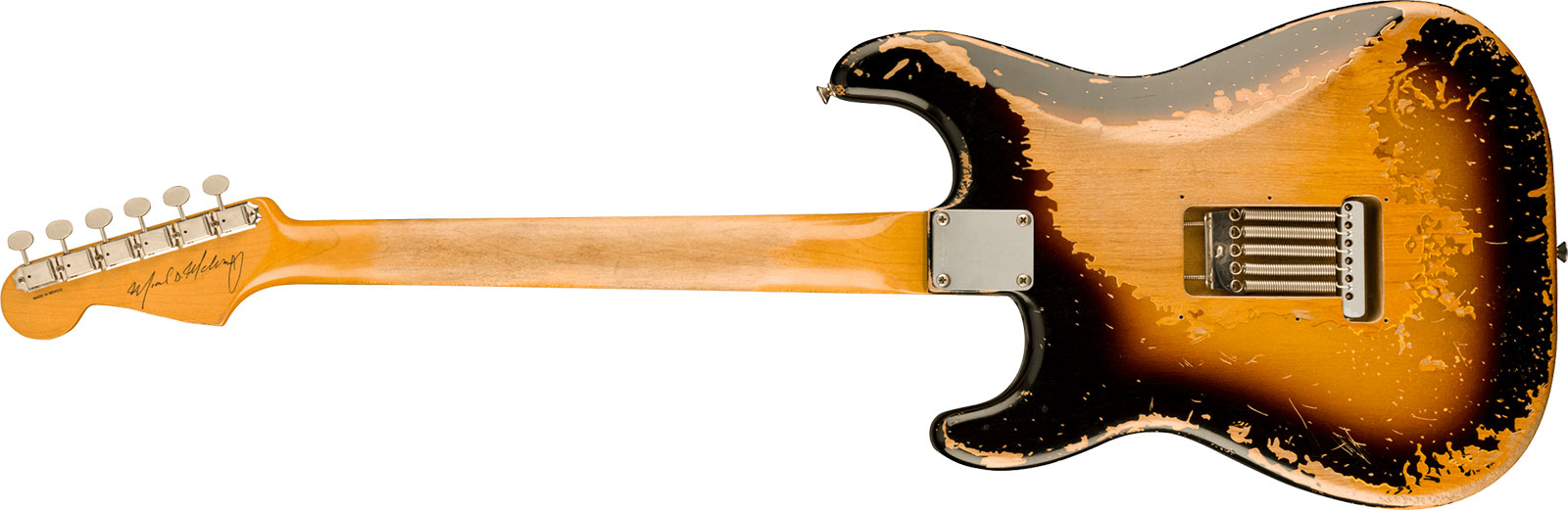 Fender Mike Mccready Strat Mex Signature 3s Trem Rw - Road Worn 3-color Sunburst - Signature electric guitar - Variation 1
