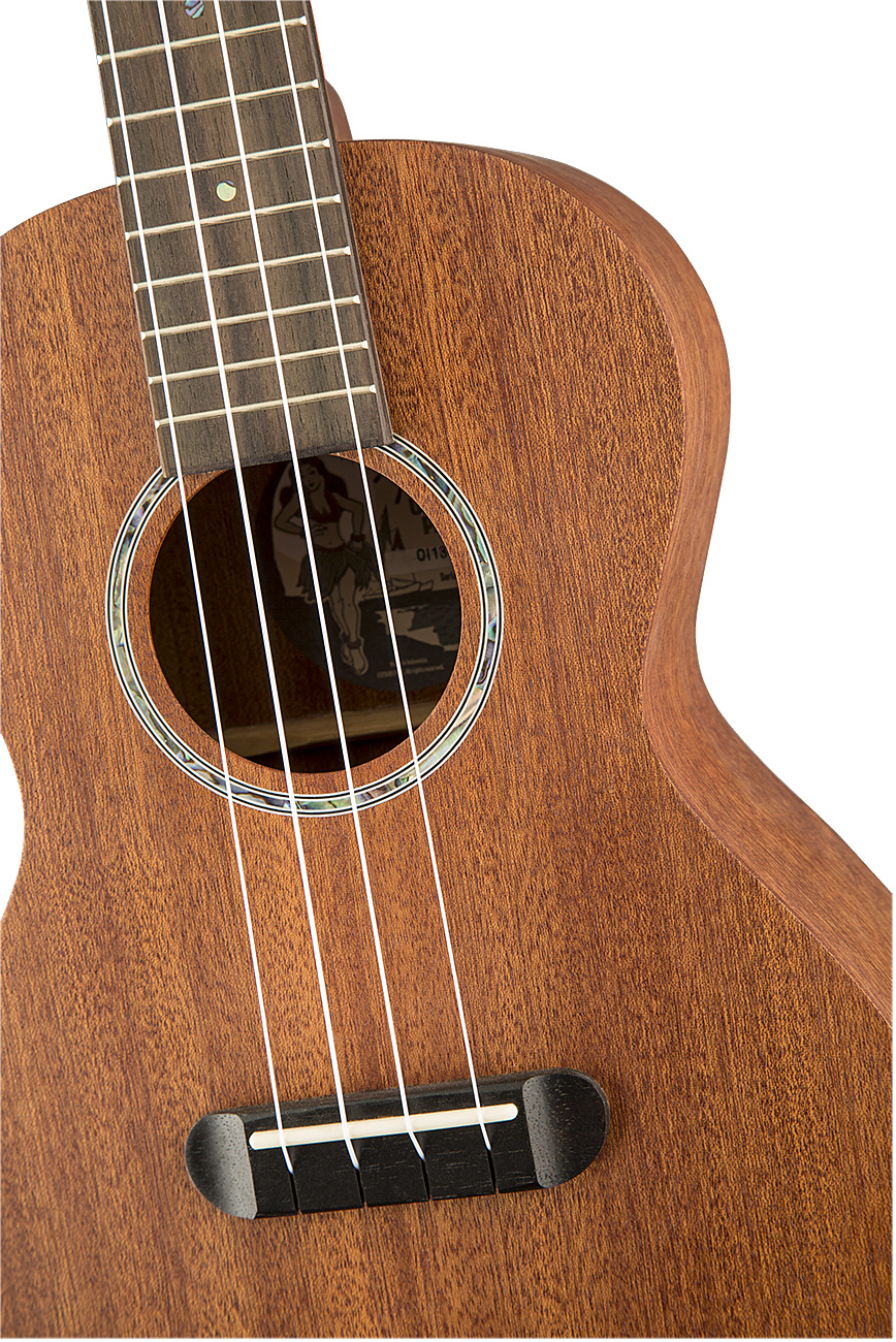 Fender Mino'Aka Concert - natural open pore Ukulele natural