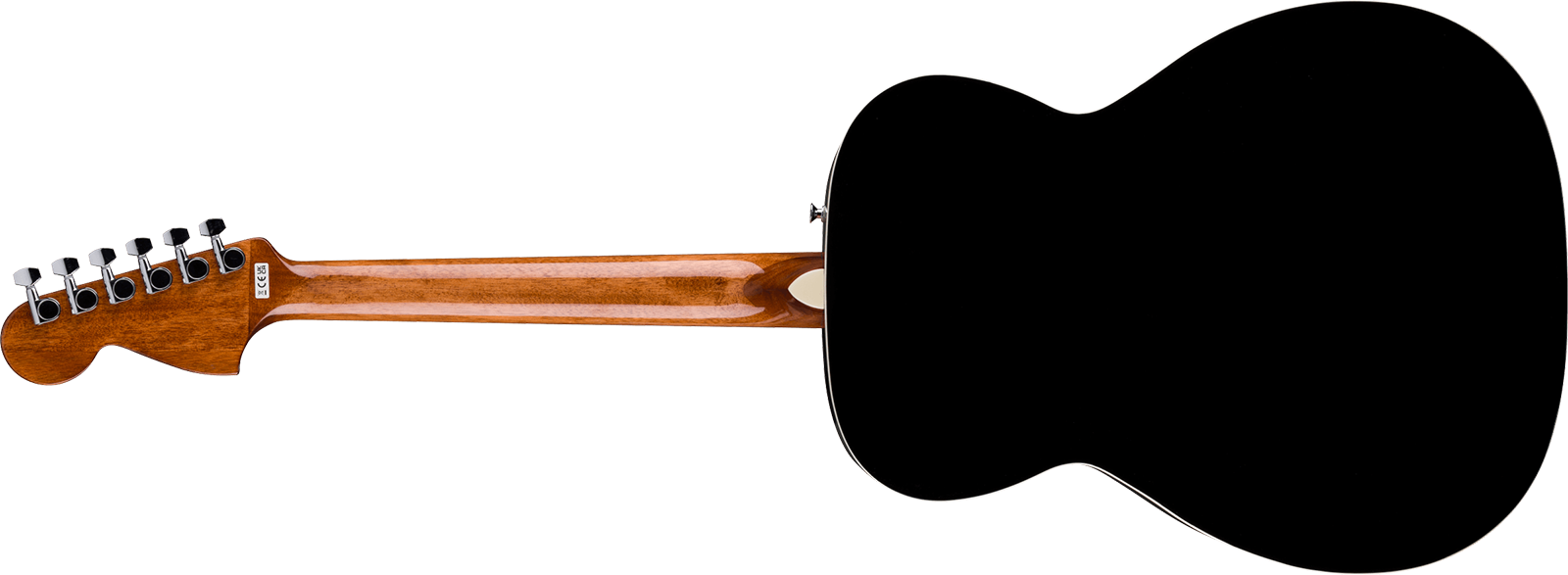 Fender Monterey California Standard Om Epicea Sapele Wal - Black - Folk guitar - Variation 1